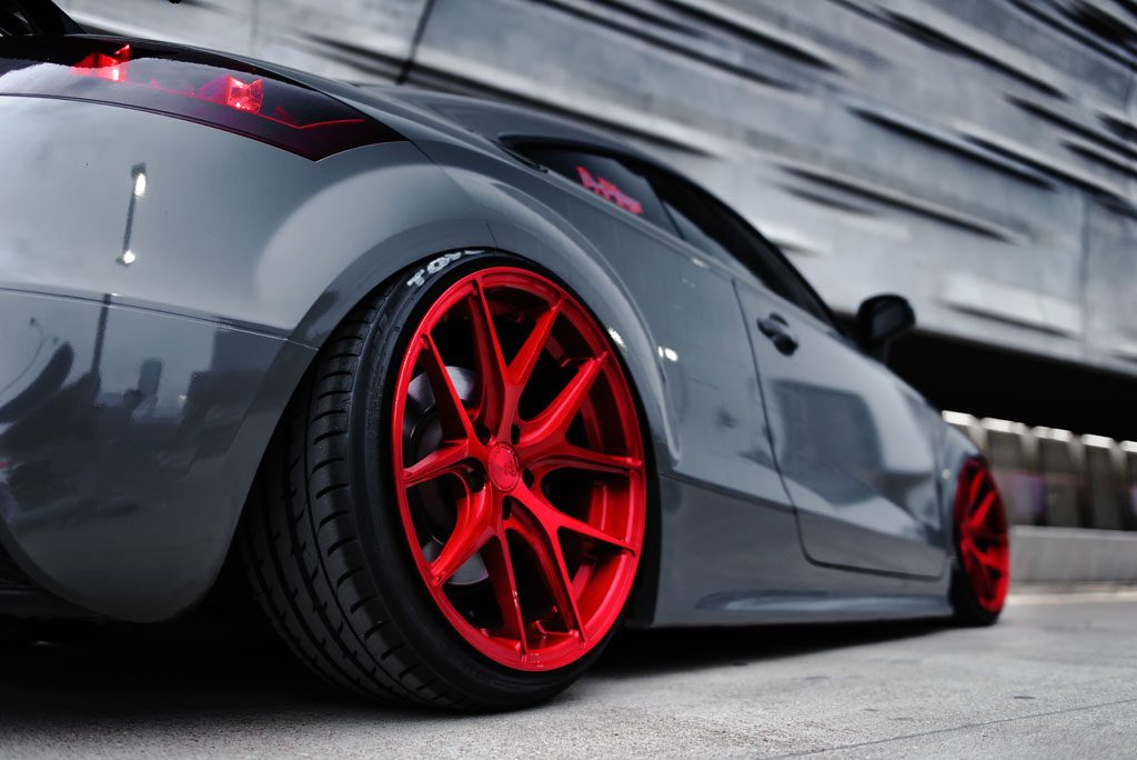 AUDI TT-RS on custom forged wheels