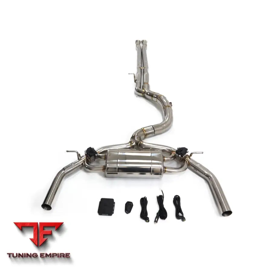 AUDI TTRS/RS3 2.5T TITANIUM CATBACK RAZOR EXHAUST SYSTEM WITH MUFFLER VALVE