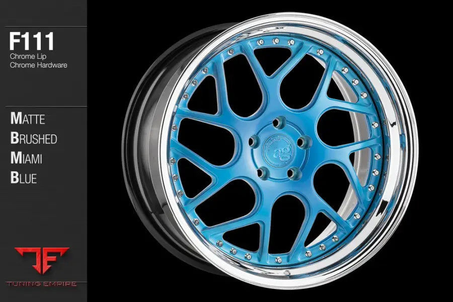 AVANT GARDE AG F111 - MATTE BRUSHED MIAMI BLUE