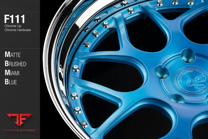 AVANT GARDE AG F111 - MATTE BRUSHED MIAMI BLUE