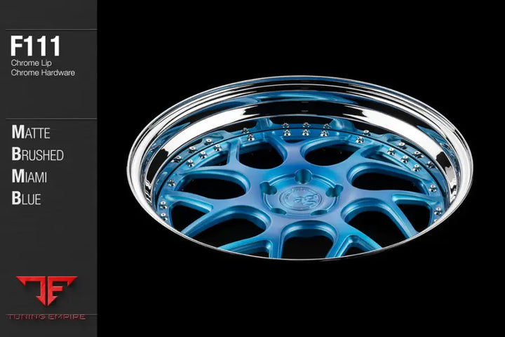 AVANT GARDE AG F111 - MATTE BRUSHED MIAMI BLUE