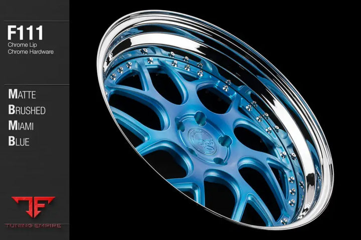 AVANT GARDE AG F111 - MATTE BRUSHED MIAMI BLUE