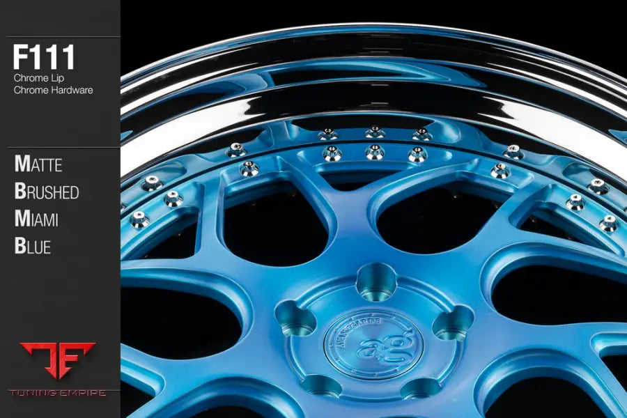 AVANT GARDE AG F111 - MATTE BRUSHED MIAMI BLUE