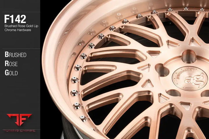 AVANT GARDE AG F142 - BRUSHED ROSE GOLD