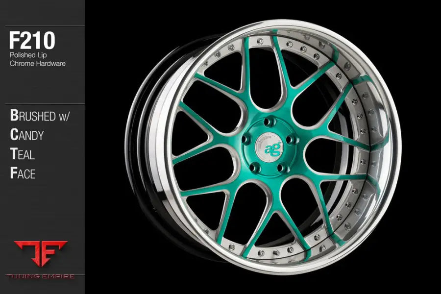 AVANT GARDE AG F210 - BRUSHED WITH CANDY TEAL