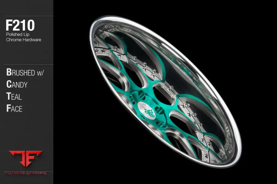 AVANT GARDE AG F210 - BRUSHED WITH CANDY TEAL