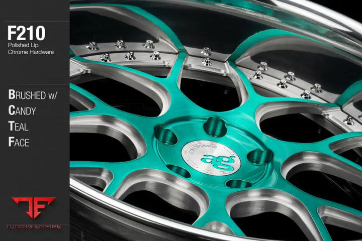 AVANT GARDE AG F210 - BRUSHED WITH CANDY TEAL