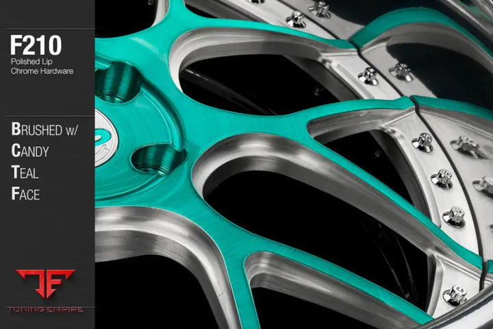 AVANT GARDE AG F210 - BRUSHED WITH CANDY TEAL