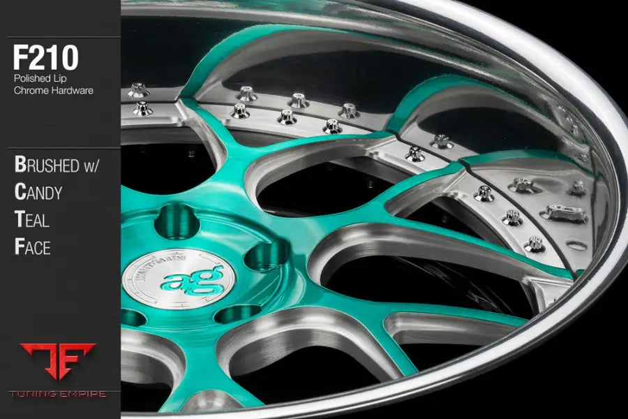 AVANT GARDE AG F210 - BRUSHED WITH CANDY TEAL