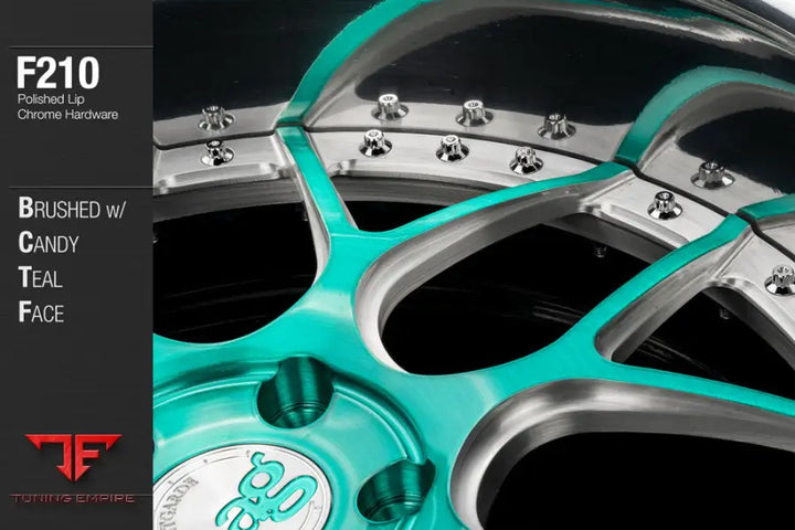 AVANT GARDE AG F210 - BRUSHED WITH CANDY TEAL