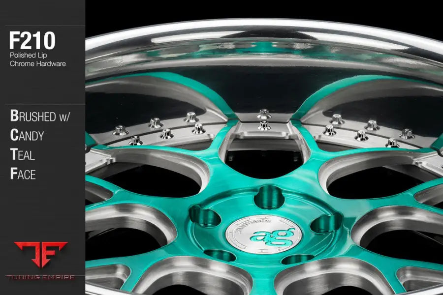 AVANT GARDE AG F210 - BRUSHED WITH CANDY TEAL