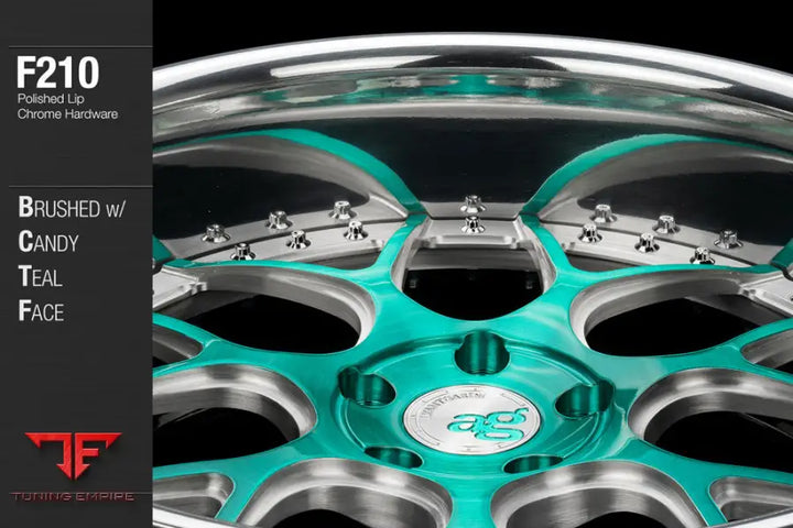 AVANT GARDE AG F210 - BRUSHED WITH CANDY TEAL