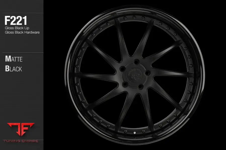 AVANT GARDE AG F221 - MATTE BLACK