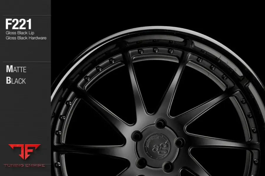 AVANT GARDE AG F221 - MATTE BLACK