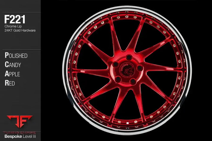 AVANT GARDE AG F221 - POLISHED CANDY APPLE RED