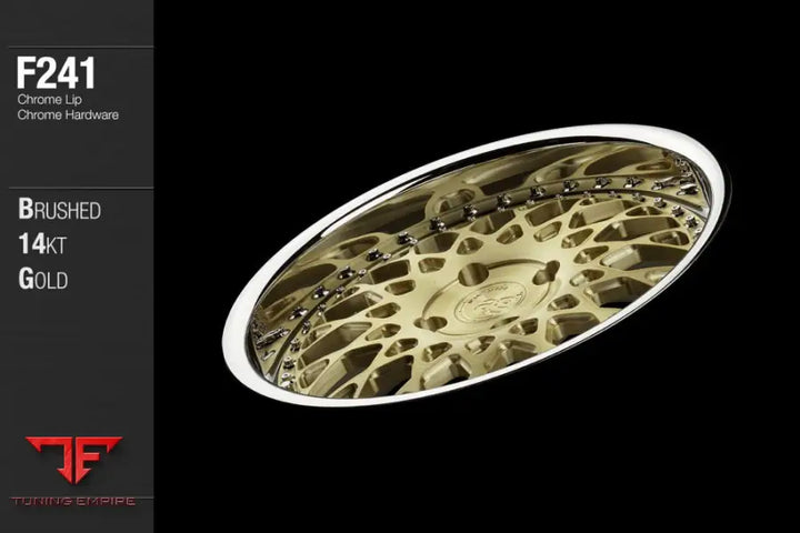 AVANT GARDE AG F241 - BRUSHED 14KT GOLD