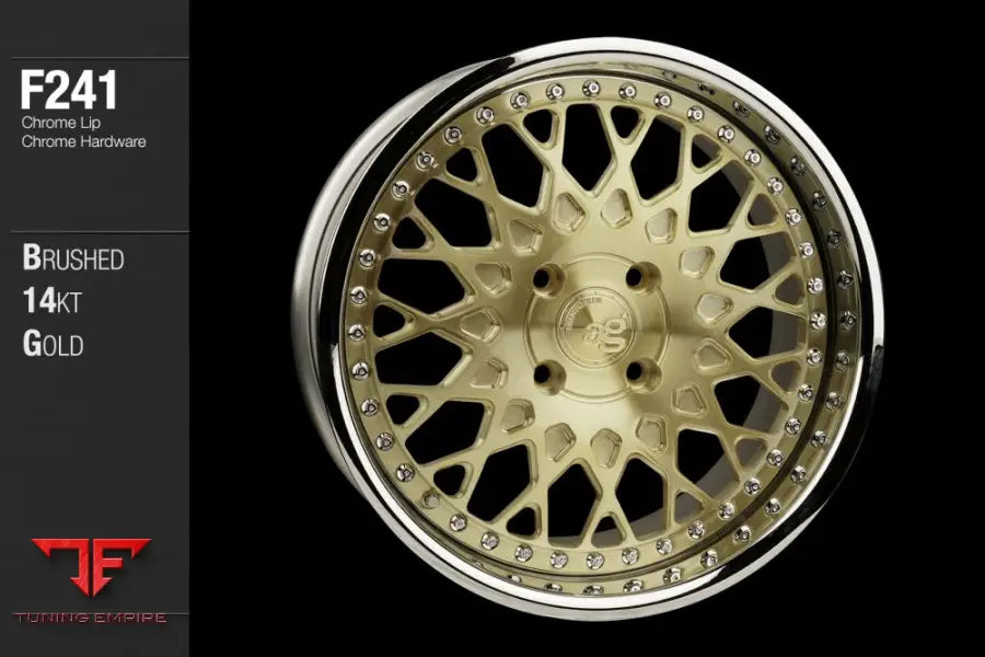 AVANT GARDE AG F241 - BRUSHED 14KT GOLD