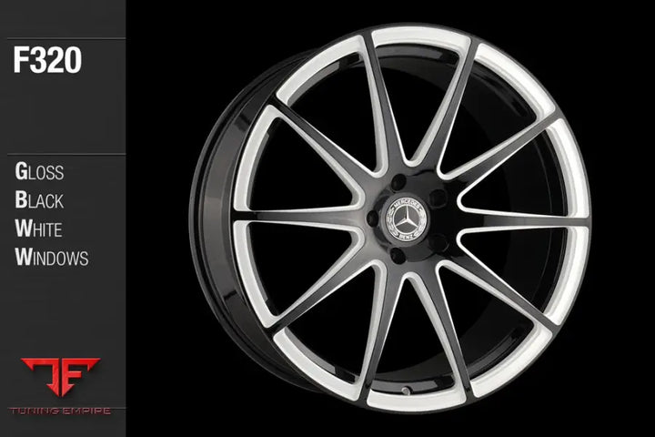 AVANT GARDE AG F320 - GLOSS BLACK WHITE WINDOWS