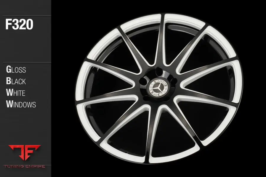 AVANT GARDE AG F320 - GLOSS BLACK WHITE WINDOWS