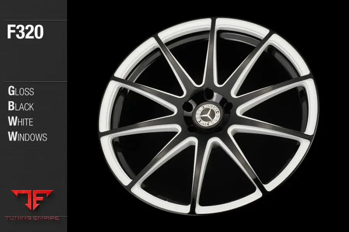 AVANT GARDE AG F320 - GLOSS BLACK WHITE WINDOWS