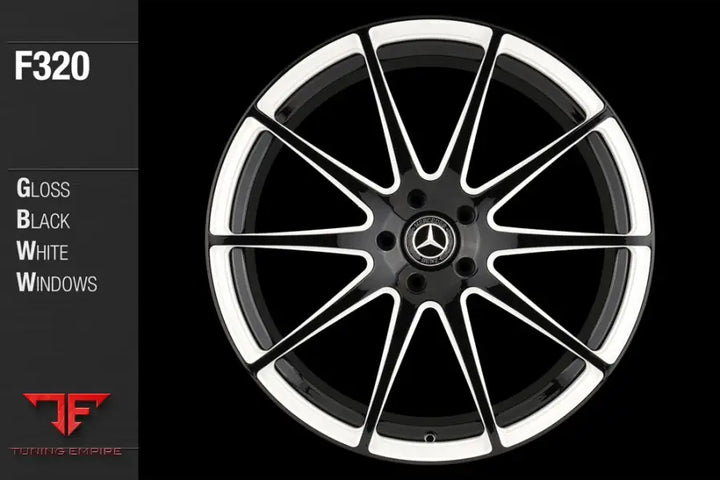 AVANT GARDE AG F320 - GLOSS BLACK WHITE WINDOWS