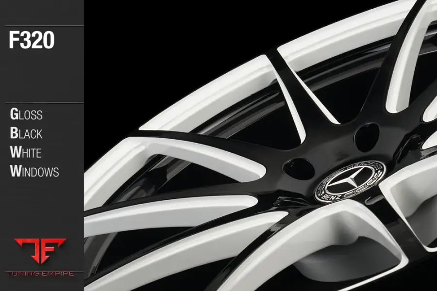 AVANT GARDE AG F320 - GLOSS BLACK WHITE WINDOWS