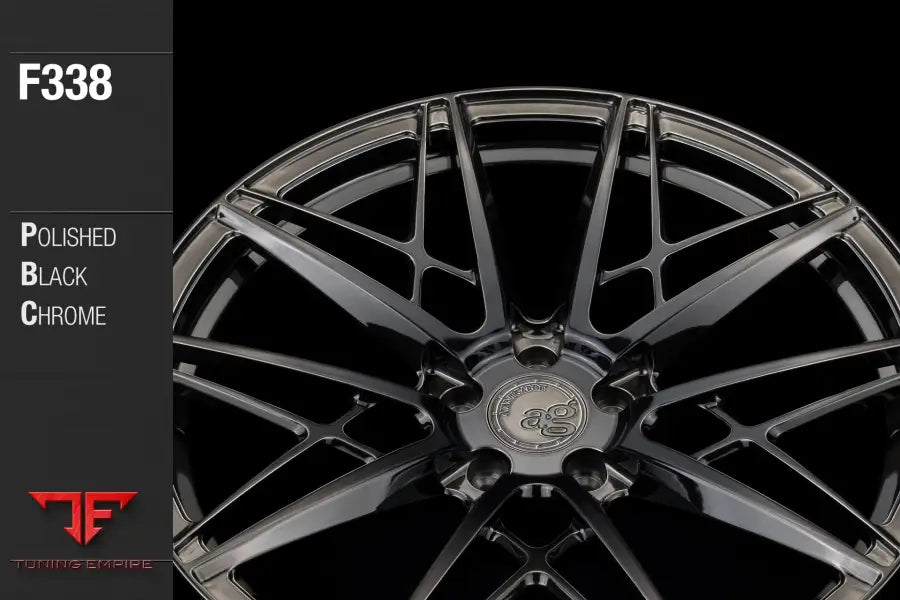 AVANT GARDE AG F338 - POLISHED BLACK CHROME