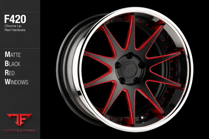 AVANT GARDE AG F420 - MATTE BLACK RED WINDOWS