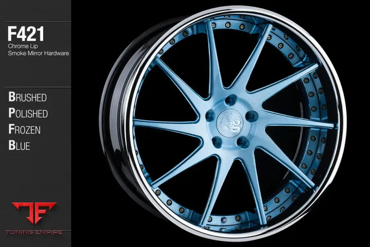 AVANT GARDE AG F421 - BRUSHED FROZEN BLUE