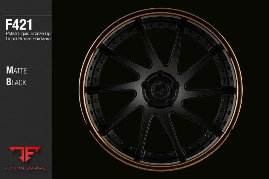 AVANT GARDE AG F421 - MATTE BLACK