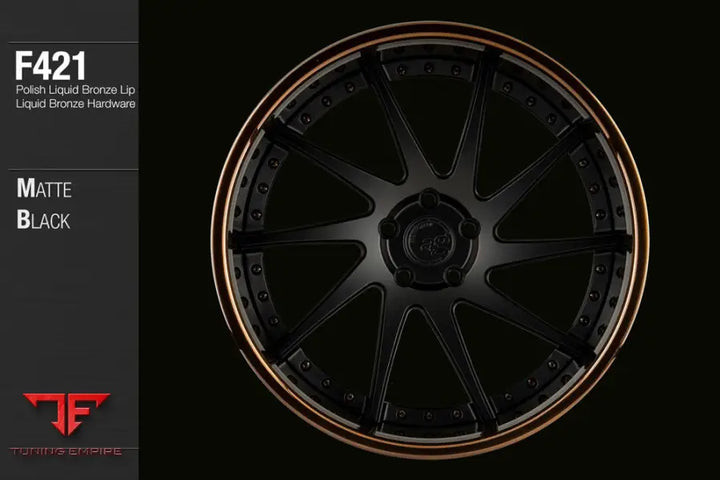 AVANT GARDE AG F421 - MATTE BLACK
