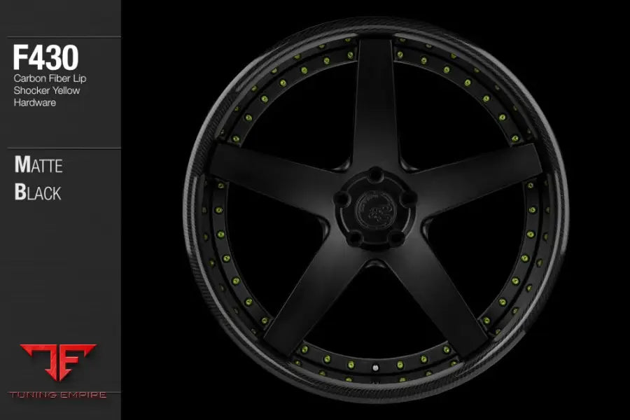 AVANT GARDE AG F430 - MATTE BLACK