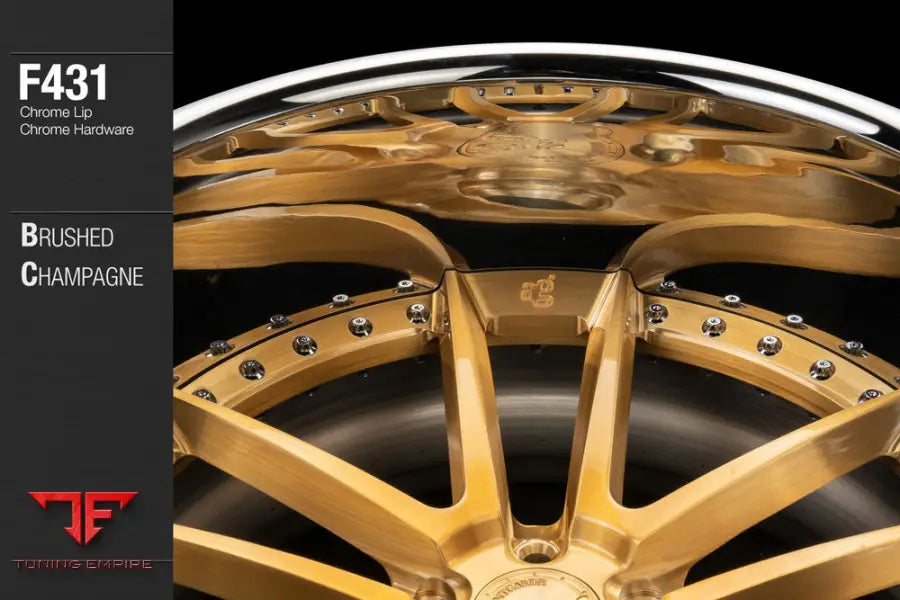 AVANT GARDE AG F431 - BRUSHED CHAMPAGNE