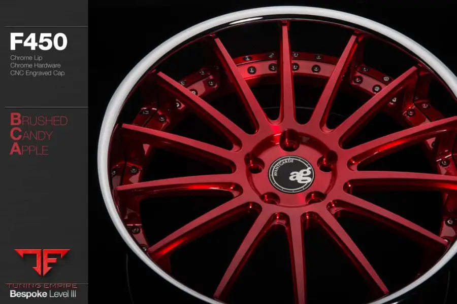 AVANT GARDE AG F450 - BRUSHED CANDY APPLE RED