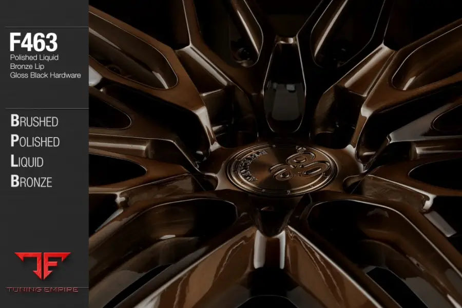 AVANT GARDE AG F463 - BRUSHED POLISHED LIQUID BRONZE