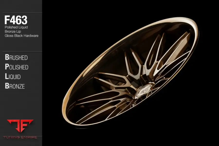 AVANT GARDE AG F463 - BRUSHED POLISHED LIQUID BRONZE