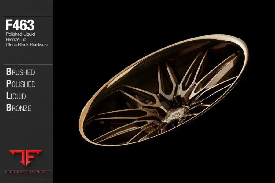 AVANT GARDE AG F463 - BRUSHED POLISHED LIQUID BRONZE