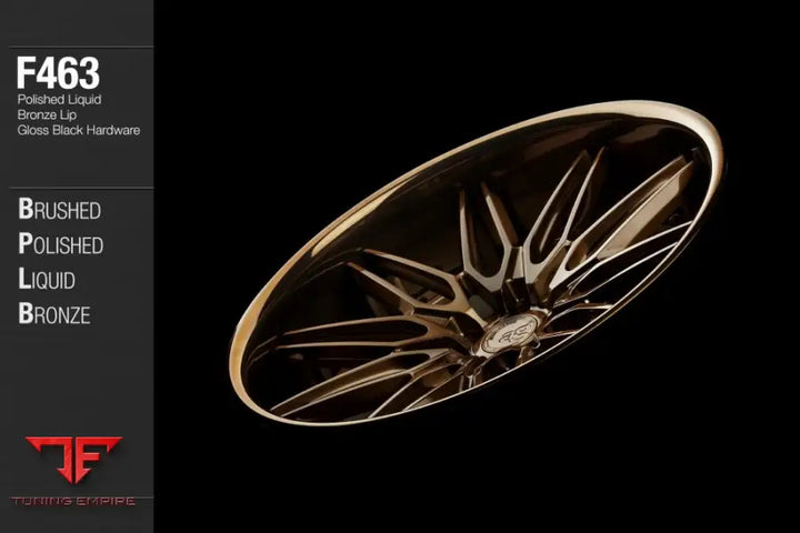 AVANT GARDE AG F463 - BRUSHED POLISHED LIQUID BRONZE