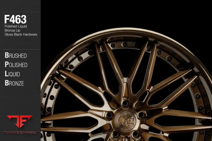 AVANT GARDE AG F463 - BRUSHED POLISHED LIQUID BRONZE