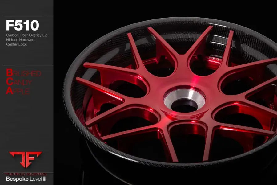 AVANT GARDE AG F510 - BRUSHED CANDY APPLE RED