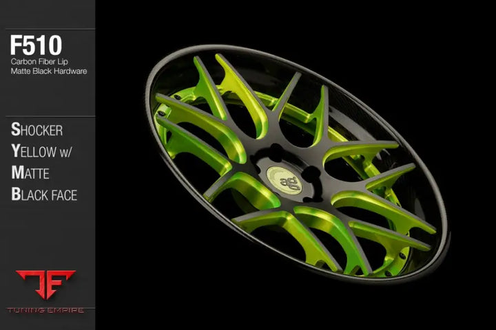 AVANT GARDE AG F510 - SHOCKER YELLOW MATTE BLACK FACE