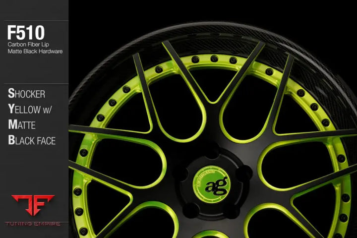 AVANT GARDE AG F510 - SHOCKER YELLOW MATTE BLACK FACE