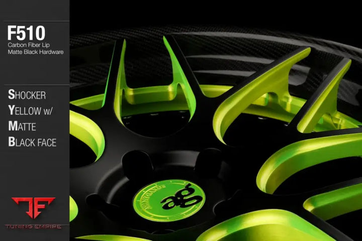 AVANT GARDE AG F510 - SHOCKER YELLOW MATTE BLACK FACE