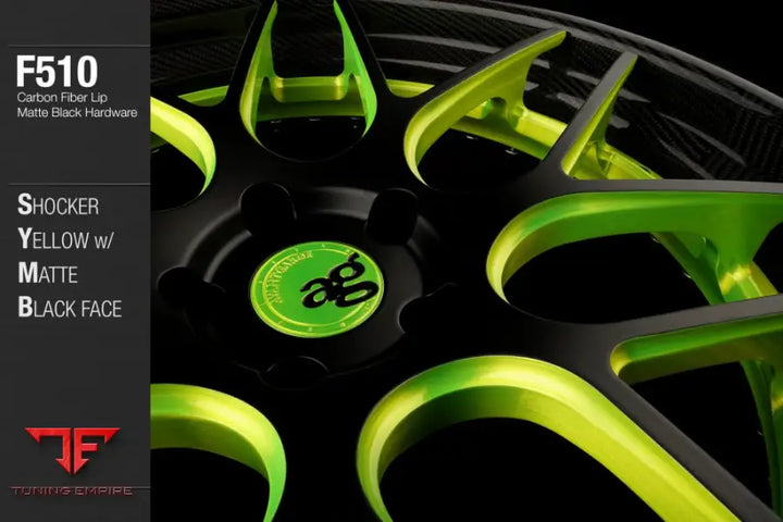 AVANT GARDE AG F510 - SHOCKER YELLOW MATTE BLACK FACE