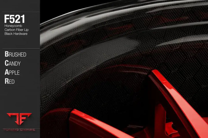 AVANT GARDE AG F521 - BRUSHED CANDY APPLE RED