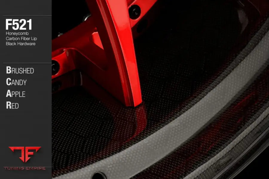 AVANT GARDE AG F521 - BRUSHED CANDY APPLE RED