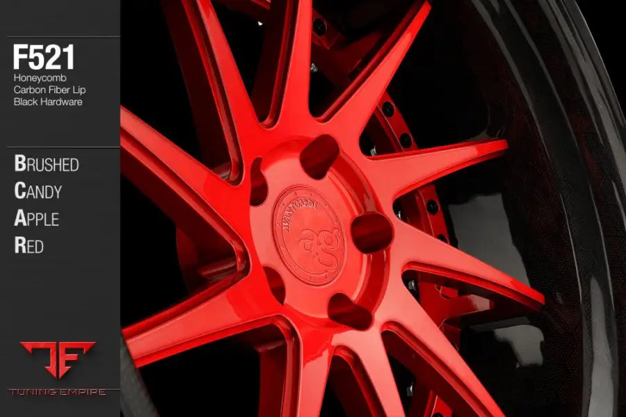 AVANT GARDE AG F521 - BRUSHED CANDY APPLE RED