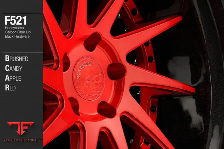 AVANT GARDE AG F521 - BRUSHED CANDY APPLE RED