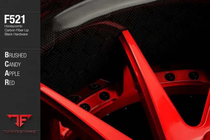 AVANT GARDE AG F521 - BRUSHED CANDY APPLE RED