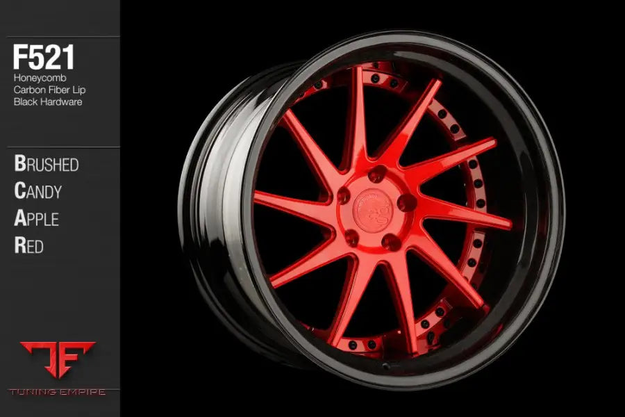 AVANT GARDE AG F521 - BRUSHED CANDY APPLE RED